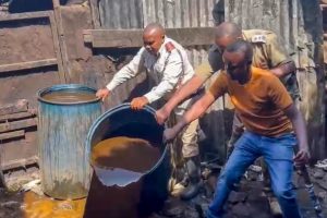 Police Raid Illegal Brewery in Nairobi's Soweto Settlement, Seize 3,600 Litres of Illicit Alcohol