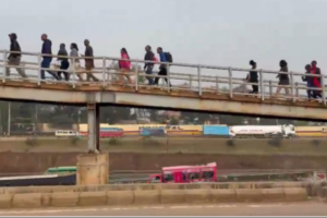 22 pedestrians charged over blocking traffic at Allsops footbridge