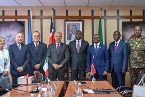 Kenya and Italy security bosses sign Letter of Intent to deepen cooperation