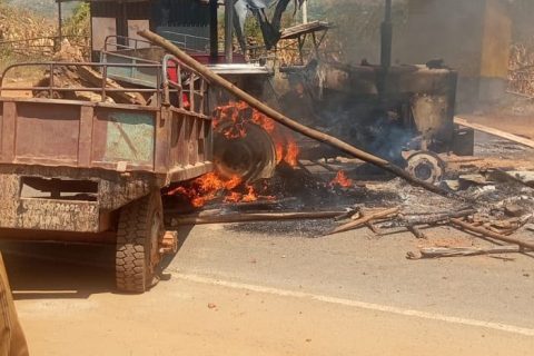 Seven arrested after protesters torch vehicles, attack police in Makueni