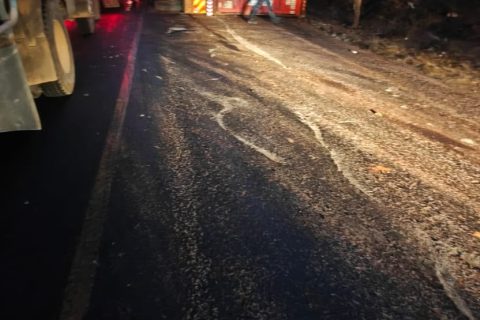 Four trailers overturn after cooking oil spill blocks Nairobi–Mai Mahiu Road