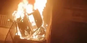 Mystery Surrounds Fiery Nairobi Crash as Vehicle Lands on Mbagathi Road Footbridge
