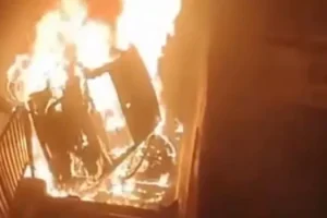 Mystery Surrounds Fiery Nairobi Crash as Vehicle Lands on Mbagathi Road Footbridge