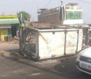Two people including a police officer die, 46 injured and 6 cars torched during Linda Mwananchi rally in Homa Bay Town