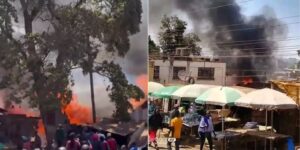 Dozens left homeless after breaks out in Kangemi, Nairobi