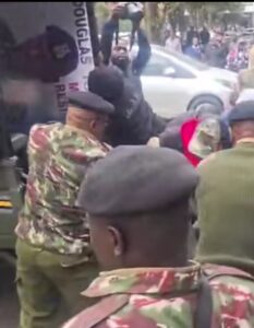 Six arrested after protest stunt at Jogoo House