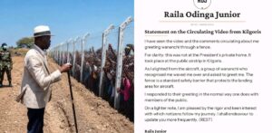 Raila Odinga Junior Breaks Silence on Viral Kilgoris Fence Video: “This Was Not at Ruto’s Private Home”
