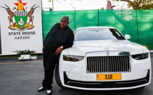 Ruto’s Controversial Zimbabwean Rich Friend Chivayo Flaunts Fleet Of Luxurious Cars And Chopper In Kenya