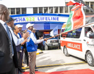 Ruto launches national ambulance dispatch center