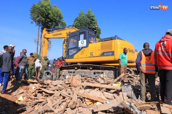 Body of 21-year-old man recovered from Ogembo building collapse