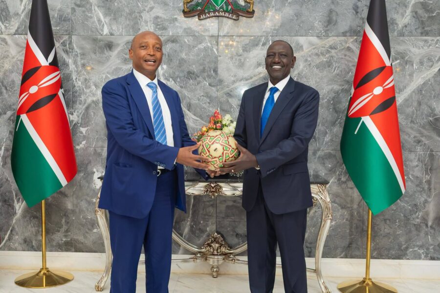 Ruto Meets CAF President Patrice Motsepe Over AFCON 2027 Preparations