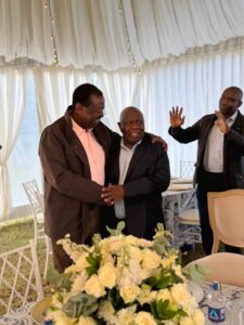 Mudavadi celebrates driver Gideon Kisangi after 40 years of service