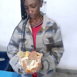 Woman arrested while delivering bhang concealed in bread to suspect in custody at Buruburu, Nairobi