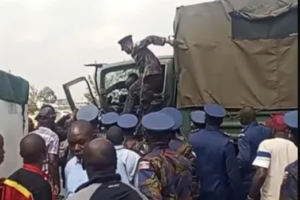 KDF Truck Involved in Accident Along Nairobi's Outer Ring Road