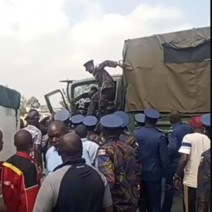 KDF Truck Involved in Accident Along Nairobi’s Outer Ring Road