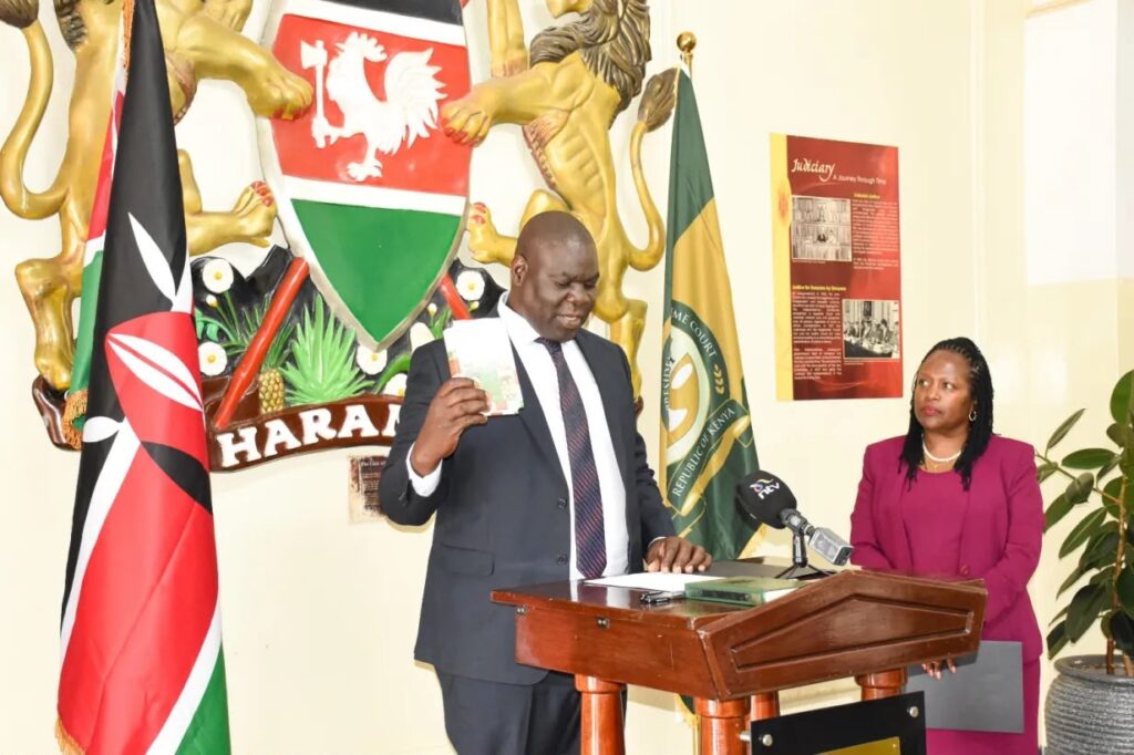 Dr Duncan Ojwang sworn in as new IPOA chairperson