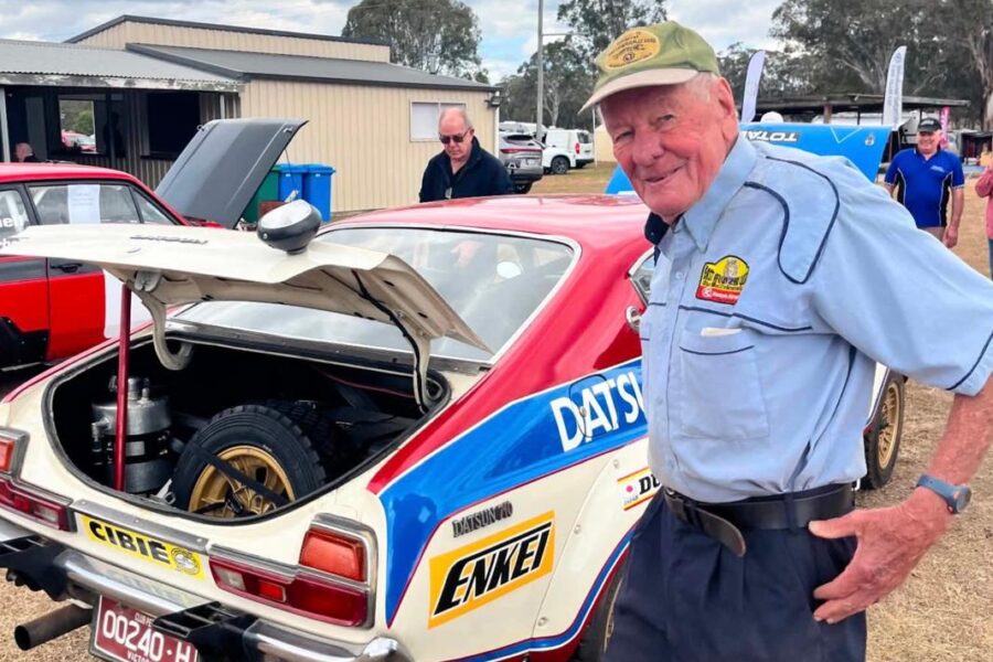 Lofty Drews reunites with iconic Datsun 50 years after 1973 Safari triumph