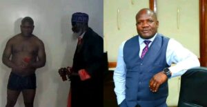 Photos Of Man Alleged To Be Kakamega Governor Fernandes Barasa Performing Rituals At Witchdoctor’s House Shake the Interwebs