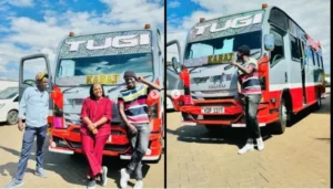 “Today Is on Me”: Njugush Surprises Nairobi Passengers With Free Rides in His Matatu