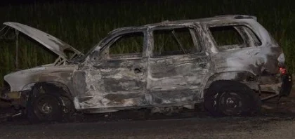Probe as woman’s body is found inside burnt vehicle in Kajiado