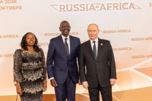 Ruto, First Lady Rachael Attend Gala Reception Hosted by Putin in Moscow