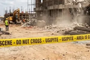Tragedy as one dead, three injured after wall collapses at Machakos construction site